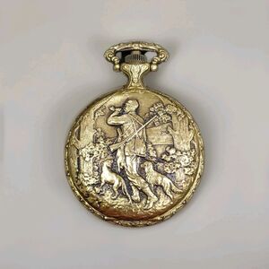 VintagePrinceton 17Jewel PocketWatch Swiss Made,Gold